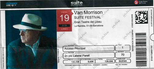 Entrada concierto 19-01-15